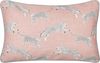 Kissen 2er Set Tiermuster ARALES Baumwolle 30 x 50 cm Pastellrosa Bild 4
