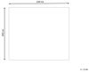Tagesdecke HATTON Baumwolle 200 x 220 cm Pastellrosa Bild 3