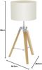 Eglo 94323 Tischleuchte LANTADA natur, E27 max. 1X40W Bild 4