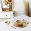 HOME DECO FACTORY, KA6134, Gold Glass Bowl 70 cl, elegant and modern Design, ideal for soups, Salads and appetizers, Durable and Easy to clean, Occasions - Gold Bild 3