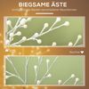 HOMCOM LED Baum 150 cm Lichterbaum, mit 120 Warmweiß 3 Helligkeitsstufen LED, Dimmfunktion, LED wechselbar, Warmweiß, für Party, Geburtstag, Hochzeit IP44 weiß Bild 5