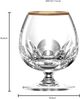 Cognacglas Kristall Palais Gold clear (10,6 cm) Bild 3