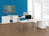 Elektro-Hubtisch 'Smart', höhenverstellbar, 180 x 80 x 70-120cm, gerade, Lichtgrau / Silber Bild 2