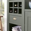 Lomadox Buffet CINCINNATI-61 schrank im Landhausstil in grün mit Wotaneiche inkl. LED 194/207/45cm Bild 3