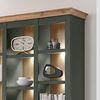 Lomadox Buffet CINCINNATI-61 schrank im Landhausstil in grün mit Wotaneiche inkl. LED 194/207/45cm Bild 4