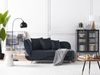 Chaiselongue Samtstoff schwarz mit Bettkasten linksseitig MERI II Bild 2