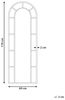 Wandspiegel CROSSES 60 cm 170 cm Metall Gold Bild 3