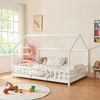 Kinderbett Sisimiut 120x200 cm mit Kaltschaummatratze Holz Natur [en. casa] Bild 2