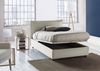 Talamo Italia - Doppelbett Claudia, Bettkasten mit Stoffbezug, 100 % Made in Italy, Öffnung vorne, geeignet für Matratzen 120x200 cm, Beige Bild 4