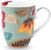 PiP Studio Becher Blooming Tales Fantasy Blue Henkelbecher Large 0,54l Set2, Porzellan Bild 3