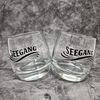 GILDE 2tlg. Set, Wackelglas, "Seegang", Schriftzug, Glas, klar, , H. 8,5 cm, D. 7,5 cm 46758 Bild 5