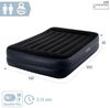 Intex Luftbett mit integrierter Luftpumpe, Blau, 203 x 152 x 42 cm, 64124 Bild 4
