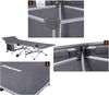 KingCamp Feldbett Feldbett XL Outdoor Camping Liege Klappbett Gäste Bett Stahl 190x67 cm Bild 5
