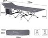 KingCamp Feldbett Feldbett XL Outdoor Camping Liege Klappbett Gäste Bett Stahl 190x67 cm Bild 2