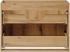 Waschbeckenunterschrank Skelbolu 80x60x40cm Eichenoptik/Schwarz [en. casa] Bild 4
