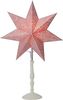 Star Standleuchte Romantic MiniStar Metall, E14, Weiß, 14x35x55 cm Bild 1
