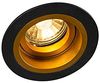Qazqa LED Einbaustrahler Chuck, ohne Leuchtmittel, GU10, Gold/Messing, Modern, Stahl, 1-flammig Bild 2