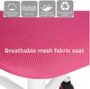 FurnitureR 2 Stück Home Office Stuhl, ergonomisch, verstellbar, Höhe Swivel Rolling, Computerstuhl für Zuhause, Büro und Studie, Metall, Rosa, Lila, 38,5 x 40 x 75 cm – 87 cm Bild 5