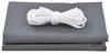 Sonnensegel Patras Dreiecksform 400x400x400 cm Dunkelgrau en. casa Bild 2