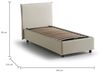 Dmora - Misone Bücherregal, Mehrzweck-Büroregal, Bücherregal mit 3 Regalen, 110x25h96 cm, Eiche Bild 2