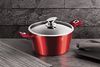 Berlinger Haus BH/1257N 4 1 L Rund Rot Aluminium Rot Ergonomisch Soft Touch Bild 5