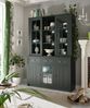 Buffetschrank Forres in grün Landhaus 130 x 196 cm Bild 5