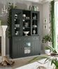 Buffetschrank Forres in grün Landhaus 130 x 196 cm Bild 2
