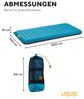 Uquip Luftbett Betty Single XL 200 x 100 x 15 cm - Komfort Matratze Bild 5