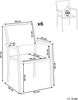 Gartenstuhl 6er Set GROSSETO Edelstahl Grau Bild 3