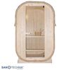 Sanotechnik Outdoor Fasssauna 'LINDHOLM' für 1-2 Personen, Thermo-Fichtenholz, 189x220x191,5 cm Bild 2