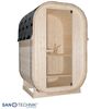 Sanotechnik Outdoor Fasssauna 'LINDHOLM' für 1-2 Personen, Thermo-Fichtenholz, 189x220x191,5 cm Bild 3