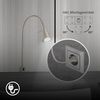 Briloner LED Wandleuchte Comfort Light GU10 nickel matt 40,3 cm 5 W Bild 3