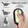 HOMCOM Relaxsessel Fernsehsessel mit Aufstehhilfe (Massagesessel mit Liegefunktion, Wärme- und Massagefunktion, 1-St, TV Sessel mit Taschenfederkernsystem), Fernbedienung, Seitentasche, Dunkelgrau Bild 4