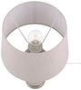 'Traisen' Tischlampe Beige Keramik 48 cm mit dekorativen geometrischen Muster langes Kabel mit Schalter Wohnzimmer Glamour Bild 5