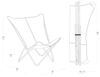 POP UP XL Gartenstuhl, BeComfort® Bezug: Silver, Stahlrohrgestell: Titane Bild 3