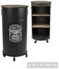 Urban living KANISTERBAR MIT Rollen, SCHWARZES Holz, Normal Bild 2