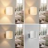Lindby Wandleuchte Gerrit, Glas Weiß IP20, 1 x 5 W LED Bild 4