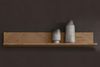 Wandregal Cozy Wandboard 140x22x22cm Eiche Rustikal teilmassiv Bild 4