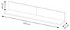 Wandregal Cozy Wandboard 140x22x22cm Eiche Rustikal teilmassiv Bild 3
