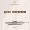 Marrakesch Orient & Mediterran Interior Dekotablett Moderne Deko Serviertablett Kerzentablett Koya, Handarbeit Bild 4