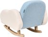 Kinderschaukelstuhl Wolke SKARE Bouclé Hellblau Bild 5