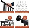 hauck Treppenschutzgitter Türschutzgitter Clear Step Autoclose 2 für Breiten 75-80 cm Ultra Flache Schwelle, Automatischer Schließmechanismus, ohne Bohren, Einhändiges Öffnen, Metall (Black) Bild 5