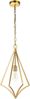 Feiss FE-NICO-P-M-BB Hängeleuchte Nico E27 60W Stahl; Messing brüniert B:35. 3cm Ø35. 3cm dimmbar höhenverstellbar Bild 2