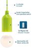 HyCell Pull Light in grün mit Zugschalter inkl. AAA Batterien - tragbare LED Lampe warmweiß - mobile Leuchte ideal für Garten Schuppen Zelt Camping Dachboden Kleiderschrank oder Party Dekoration, 1 Bild 2