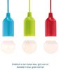 HyCell Pull Light in grün mit Zugschalter inkl. AAA Batterien - tragbare LED Lampe warmweiß - mobile Leuchte ideal für Garten Schuppen Zelt Camping Dachboden Kleiderschrank oder Party Dekoration, 1 Bild 5