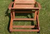 Hecht Gartenliege ERA Lounger, Meranti Holz, ausziehbarer Tisch, 4-fach Verstellung Bild 5