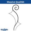 DanDiBo Rankhilfe Garten Metall Schwarz Riva Rankgitter für Kletterpflanzen 145 cm Kletterhilfe Bodenstecker Bild 3