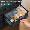 YITAHOME Kommode, Schrank, Aufbewahrungsschrank, 7 Schubladen aus Stoff mit Griffen, Aufbewahrungskommode, Huada Tuchdruck Bild 4