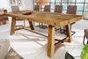 riess-ambiente Esstisch FINCA 240cm vintage braun - recyceltes Pinienholz, Bohlenoptik (Einzelartikel, 1-St), Industrial Design mit Querstrebe – ideal für bis zu 12 Personen Bild 2