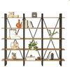Dmora Bücherregal Albayt, Büroregal, Bücherregal, Bibliothek, 220 x 34 x 180 cm, Eiche Bild 3
